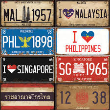 Masons home decor has been providing singaporeans with quality and durable home decor for quite some time now. Flag Plaque Vintage Metal Sign Tin Plate Bar Pub Club Home Decor Wall Art Painting Malaysia Philippine Singapore Thailand Poster Plaques Signs Aliexpress