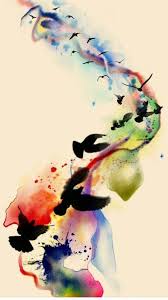 Birds In Flight Tattoo Watercolor Birds In Flight Tattoo Feather Tattoos Watercolor Bird Tattoo Watercolor Bird