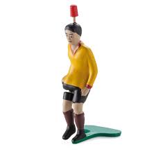 Tippt man den knopf auf der spielfigur an, dann bewegt sich sein. Tipp Kick Manufactum