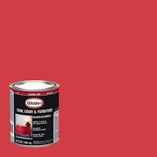 Up to 6 years weather protection for garden sheds, fences, furniture and other garden wood. Glidden Trim And Door 1 Qt Classic Red Gloss Interior Exterior Oil Paint Gl 305 04 The Home Depot