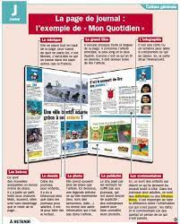 La une d'un journal exemple. Playbac Presse Digital Journal Scolaire Education Aux Medias Jeux De Francais