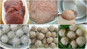 Resep Bakso Sapi Kenyal Tanpa Baking Powder Resep Bakso Bakso Resep