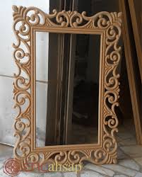 Wooden Decorative Mirror Frame Wooden Decorative Mirror Frame In 2020 Mirror Frame Diy Mirror Frames Wooden Mirror Frame