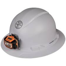 Klein Tools Non Vented Full Brim Style With Headlamp Hard Hat 60406 The Home Depot Hard Hat Hard Hats Klein Tools