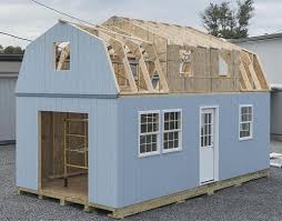 Best Barns Lakewood 12x24 Wood Storage Shed Kit Lakewood 1224 Assembly Step Four Smallshed Storage Shed Kits Wood Storage Sheds Shed Plans