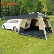 Kingcamp New Melfi Multi Purpose 5 Person 3 Season Suv Tent For Camping Self Driving Traveling Tent Outdoor Tent Car Camping Suv Tent Car Tent Suv Camping