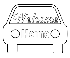 Welcome home coloring pages free. Wonderful Welcome Home Coloring Pages