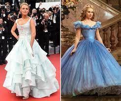 The actress, who stars in cinderella, seemingly hasn't dropped character since filming wrapped as james' personal style is more mini dresses and jeans with undone hair as opposed to floofy gowns and slicked back updos. Blake Lively S Cinderella Dress Cannes 2016 Lily James Who Wore It Better Hollywood Life