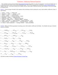 Types of chemical reactions chemistry tutorial key concepts. Chemical Reactions Assignment Four