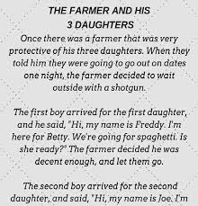 The Farmer And His Daughters A Short Funny Story Trending Stories News Entertainment Health Fun Short Funny Stories Funny Stories With Morals Short Jokes
