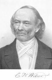 Ernst Heinrich Weber. Physiologe. Geboren am 24. Juni 1795 in Wittenberg