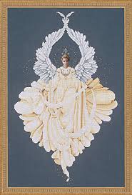 This comforting collection, which includes prayers to archangels michael and raphael, is presented on vintage/victorian style imagery, and you can share them straight to your social network from this site. Lavender And Lace Peace Angel Cross Stitch Pattern 123stitch