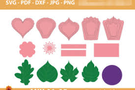 05 Mix Paper Flowers Templates Graphic By Lasquare Info Creative Fabrica