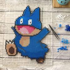 I Wanna Munch Lax I Waaaaaaant To Muuunch Lax Quick Little Munchlax I Made As Part Of A Larger W Perler Bead Art Pokemon Perler Beads Beaded Boxes