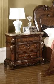 Modern bedroom sets come with clean lines and can have stainless steel or nickel drawer. Buy Mcferran B7189 King Panel Bedroom Set 3 Pcs In Cherry Oak Wood Solid Hardwood Online