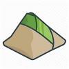 Hand drawn malaysian nasi lemak outline seamless pattern background with yummy emoticon and heart. 1