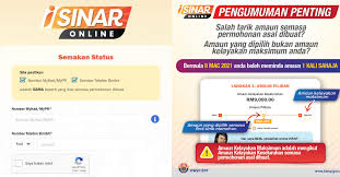Members need to apply online via isinar.kwsp.gov.my beginning dec 21 2020. Permohonan Baru Kemaskini Amaun Pengeluaran I Sinar 8 Mac 2021