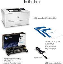 You will need to install the hp laserjet pro m404m driver and then run it, this will enable the printer to communicate with the computer, allowing the computer to see the correct driver. Hp Laserjet Pro M404n Black And White Laser Printer White W1a52a Bgj Best Buy