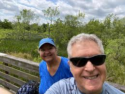 Not all trails in Florida are flat. Gainesville/ Hawthorne trail.