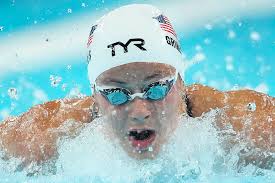 Swimming rising star Katie Grimes reveals she was 'nervous' before getting  in the River Seine at the Olympics