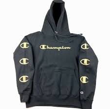Black And Gold Jordan Hoodie Mens Champion Metallic Gold Script Hoodie M In 2020 Sweatshirts Hoodies Sweatshirts Hoodie