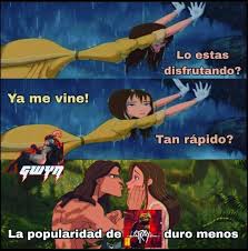 Ojala la popularidad de las romcom durara lo mismo así ya habría muerto  uzaki-chan,komi-san,nagatoro y toda esa porqueria. : rBeelcitosMemes
