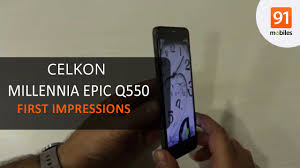 Celkon Millennia Epic Q550: First Look ...