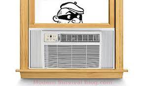 Is your window air conditioner installed properly? Portable Window Ac Security Air Conditioner Lock Bars Cage