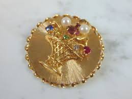 birthstone brooch