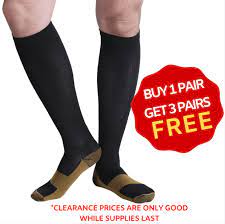 R3cover Anti Fatigue Compression Socks Unisex Buy 1 Pair And Get 3 Pairs Free Tired Feet Socks Muscle Recovery