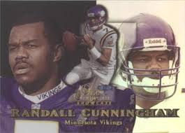1999 Flair Showcase Randall Cunningham Minnesota Vikings
