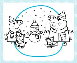 View the tv schedule here. Peppa Pig Snow Coloring Pages Novocom Top