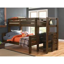 Many of our twin beds have clever storage options such as drawers built in the frame or the possibility to slide boxes underneath. Rent To Own Oak Furniture West 7 Piece Twin Full Storage Bunk Bed At Aaron S Today