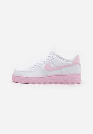 Where are nike air force ones made? Nike Sportswear Air Force 1 Brick Sneaker Low White Pink Weiss Zalando De