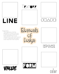 Graphic Organizers I Created For My Graphics 1 Students Using The Internet They Will Fin Elements And Principles Art Lessons Elementary Art Worksheets