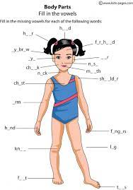 It includes 12 words related to parts of the body in english. Body Parts Worksheet