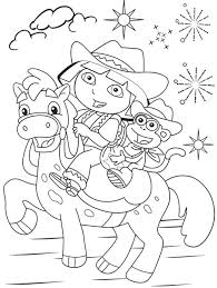 In yet another free and unique collection we have portrayed the fearless and energetic dora along with her companions. Dora The Explorer Coloring Pages Learny Kids