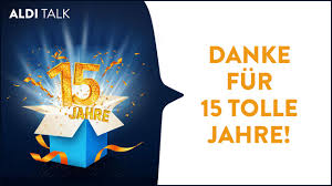 Check spelling or type a new query. 15 Jahre Aldi Talk Aldi Talk Schenkt Seinen Kunden 15 Gb Fur Ihre Langjahrige Treue Telefonica Deutschland