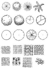 Symbols Landscape Architecture Drawing Landscape Design Drawings Architecture Drawing