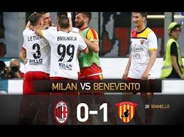 «милан» победил «беневенто» и поднялся на второе место в серии а. Milan Vs Benevento 0 1 Highlights Goals Serie A 21 04 2018 Youtube