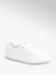 Große vielfalt zu kleinsten preisen. Graceland Sneaker In Weiss Mit Glitzer Details Deichmann At