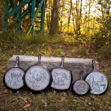 The New Lodge Cast Iron Wildlife Series Is Here Cook Any Cast Iron Recipe In This Series Of 5 Classic Skil Lodge Cast Iron Cast Iron Cooking Cast Iron Recipes