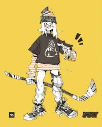 Milc On Instagram Welcome To The Vuk1k Club Girl Hockey Urban Gang Vuk Club Thatsahugehand Milc Cute Art Styles Character Design Cute Art
