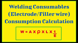 Hindi Urdu Welding Consumables Electrode Filler Metal Consumption Calculation