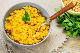 This Easy Recipe Is For A Basic Vegetarian And Vegan Yellow Split Pea Dal A Staple Of Indian Cooking Yellow Split Peas Dal Recipe Indian Food Recipes