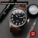 Advanced level] - 44mm Plated 925 Silver Big Pilot Watch | Vintage ...