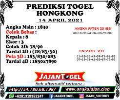 Prediksi Angka Jitu Hongkong 14 April 2021 Dukun Angka Jitu