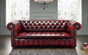 Pair of rrp £4600 oxblood leather house of chesterfield court office chairs. Oxblood Chesterfield Sofa Buttoned