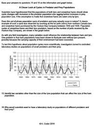 Worksheet Predator Prey Relationship Cr Editable Worksheets Relationship Constructed Response Questions