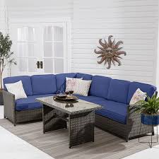 Small space kitchens sets,which is a fabulous addition to any kitchen:add an elegant and functional twist to your urban dining room with this urban small dining table set. Walmart For Better Homes Gardens Mayers Bay 5 Piece Sectional Dining Set With Navy Cushions Accuweather Shop